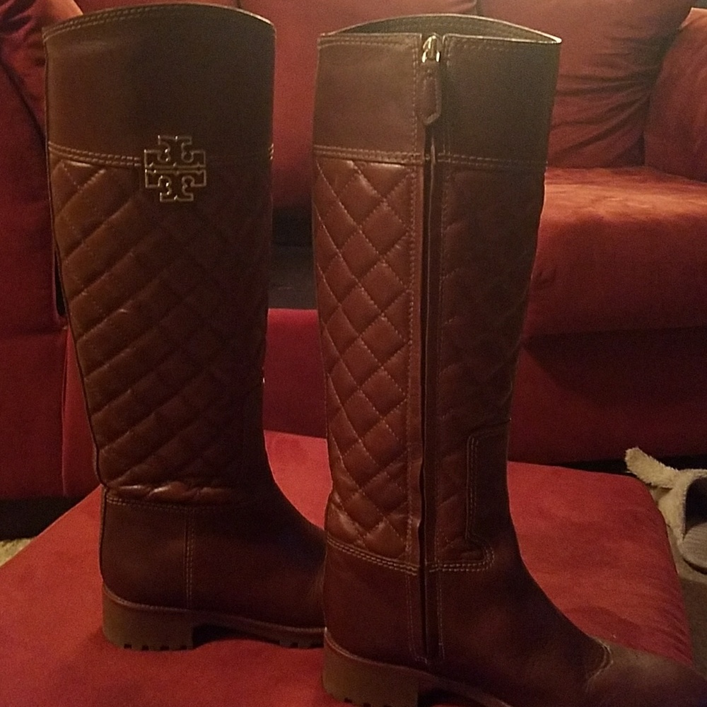 Tory Burch knee high riding boots
